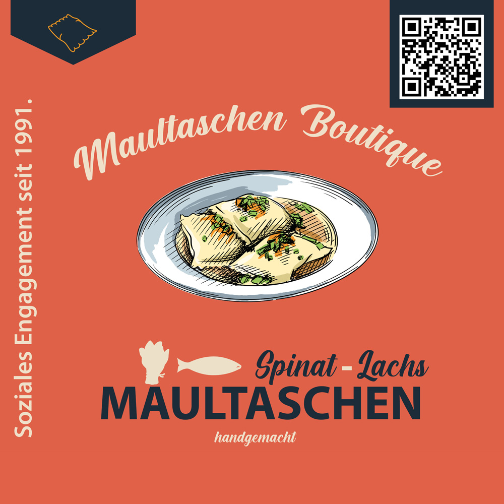 Maultaschen Boutique - Spinat-Lachs-Maultaschen - Ein Hauch von Raffinesse